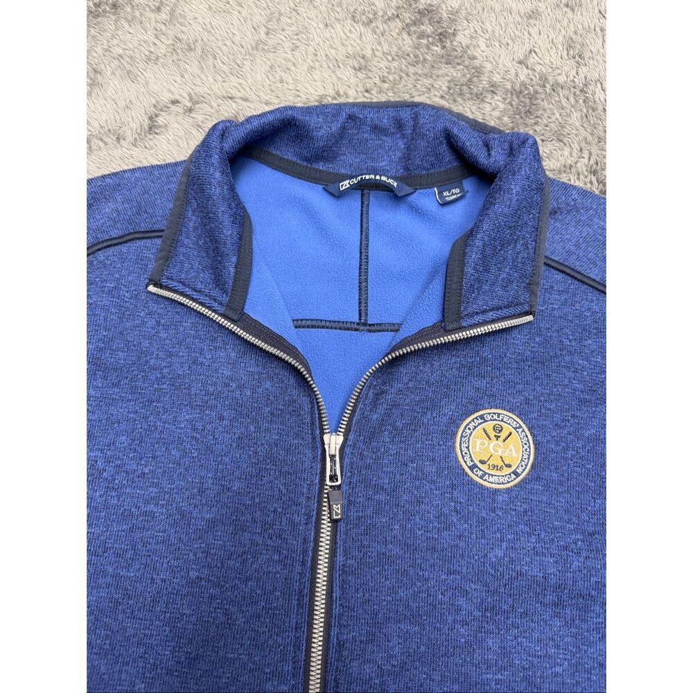 Cutter & Buck PGA Blue Full-Zip Vest in Men’s XL